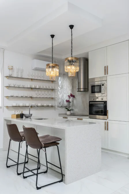 reforma cocina con marmol valdemoro